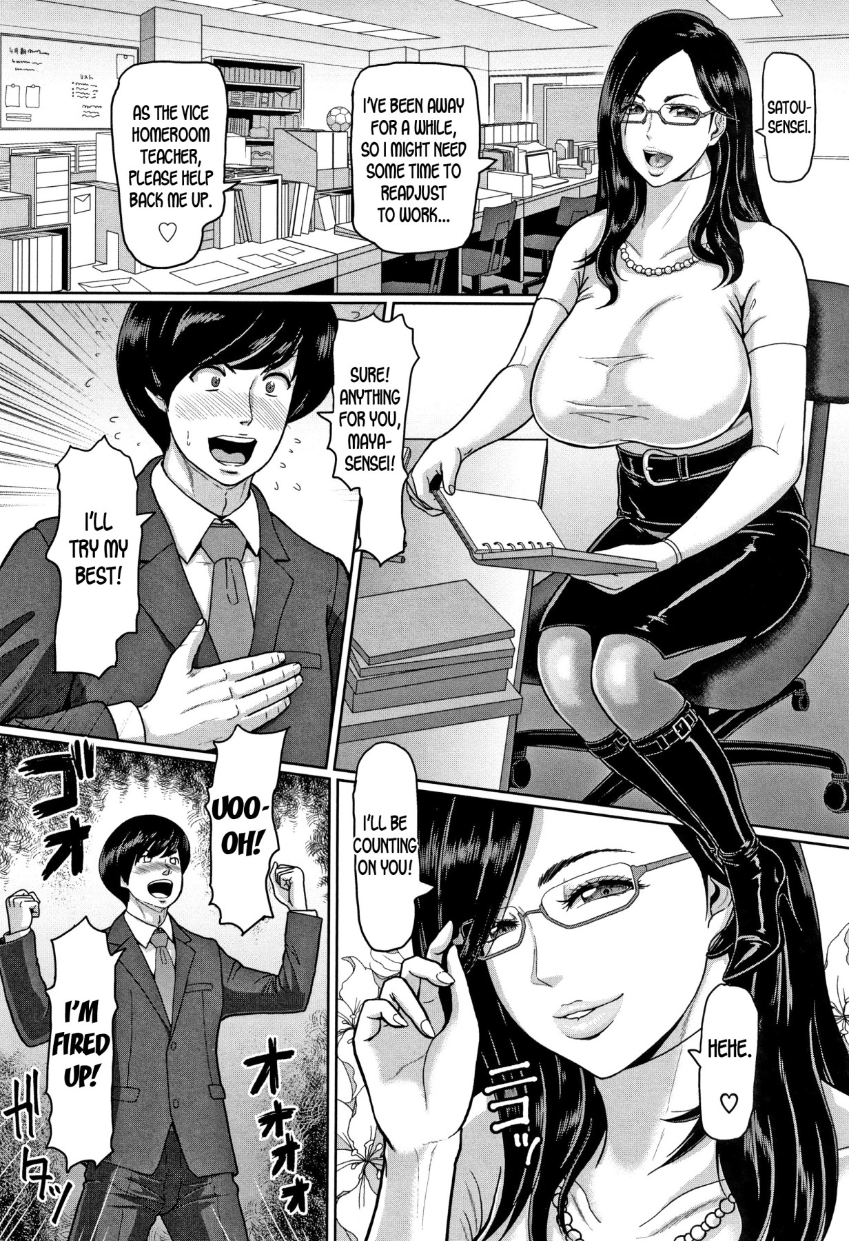 Hentai Manga Comic-The Mature Sex of a Female Teacher-Read-2